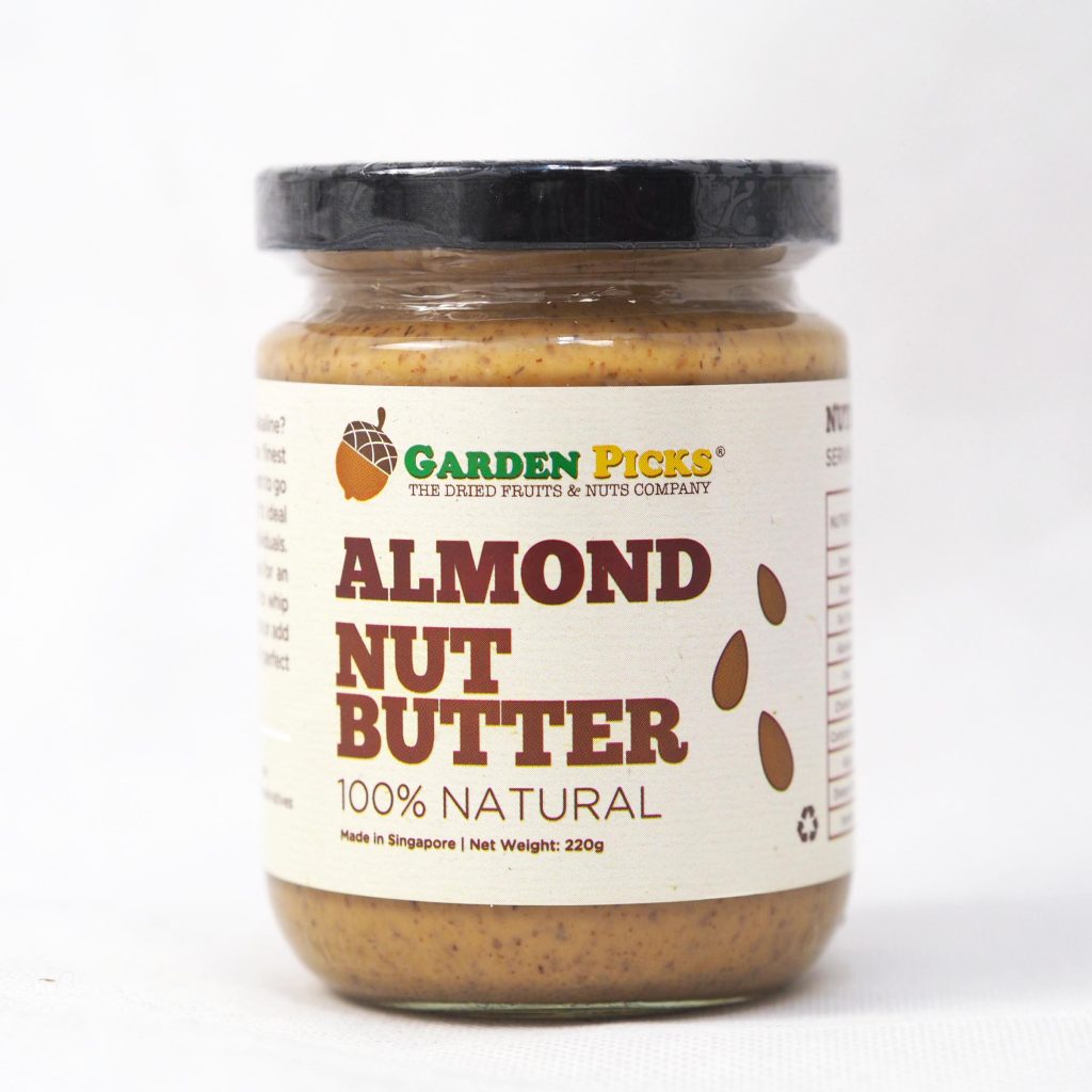 Almond Nut Butter (220gm) *Coarse* Garden Picks