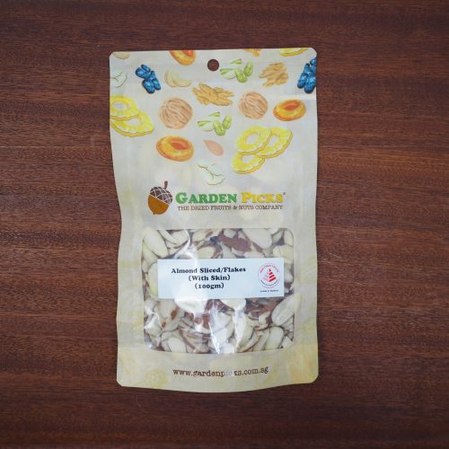 Almond Sliced / Flakes (With Skin) | Garden Picks