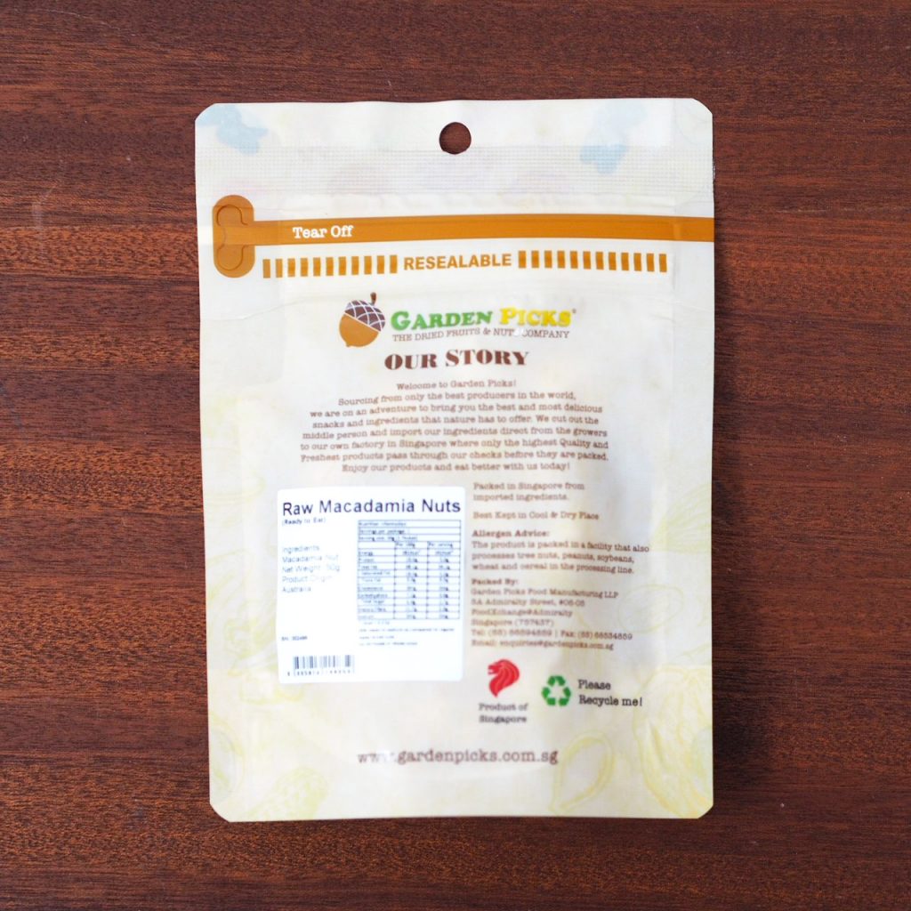 Natural Macadamia Nuts Garden Picks