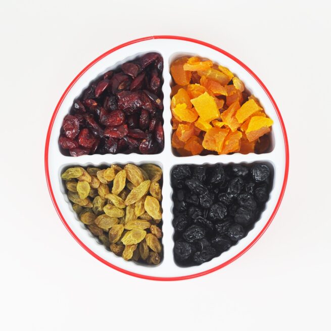 Red Platter (Royale Berry Platter – Four Sections)