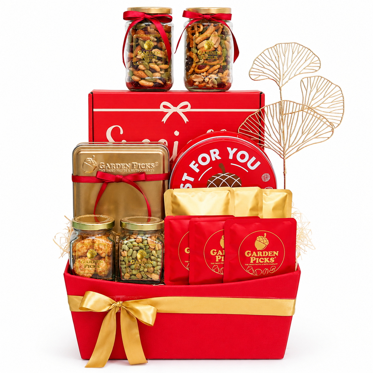 Basket (Royale Ruby Indulgence Gift Basket)